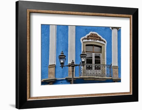 Guanajuato in Central Mexico. Old colonial building with balcony-Darrell Gulin-Framed Photographic Print