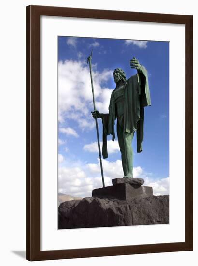 Guanche Statue, Candelaria, Tenerife, 2007-Peter Thompson-Framed Photographic Print