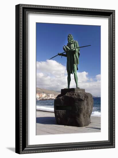 Guanche Statue, Candelaria, Tenerife, 2007-Peter Thompson-Framed Photographic Print