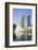 Guangzhou Opera House and Skyscrapers in Zhujiang New Town, Tian He, Guangzhou, Guangdong, China-Ian Trower-Framed Photographic Print