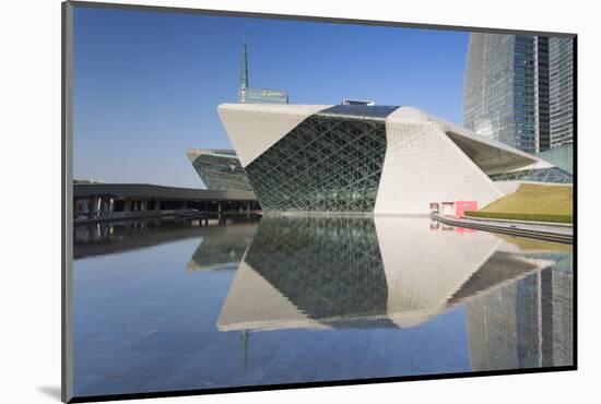 Guangzhou Opera House in Zhujiang New Town, Tian He, Guangzhou, Guangdong, China, Asia-Ian Trower-Mounted Photographic Print