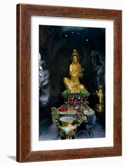 Guanyin Goddess-Charles Bowman-Framed Photographic Print