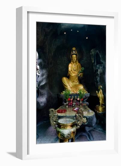 Guanyin Goddess-Charles Bowman-Framed Photographic Print