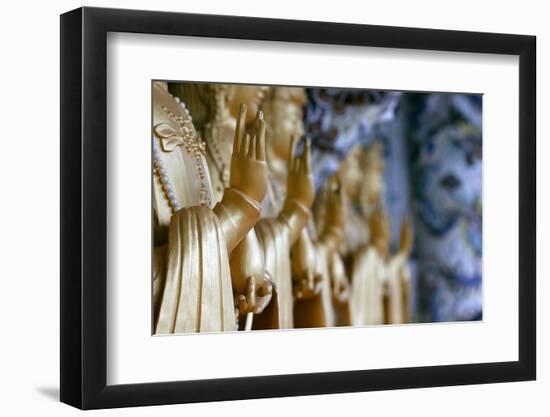 Guanyin (Quan Am) (Goddess of Mercy and Compassion), Linh Phuoc Buddhist Pagoda-Godong-Framed Photographic Print