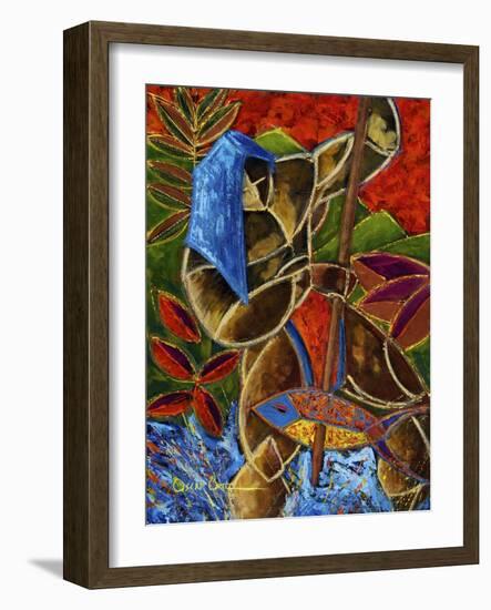 Guarani Hombre De Familia-Oscar Ortiz-Framed Giclee Print