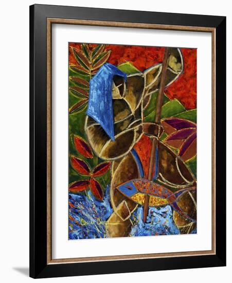 Guarani Hombre De Familia-Oscar Ortiz-Framed Giclee Print