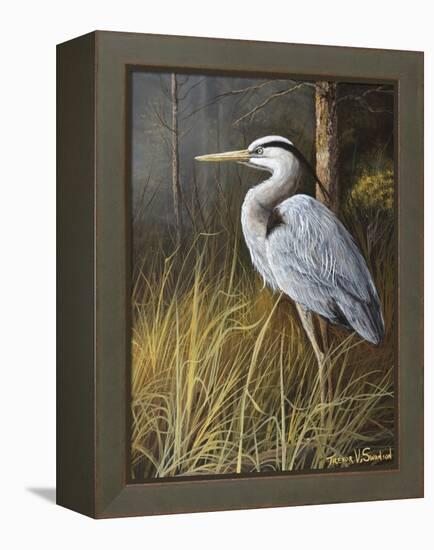 Guard at Water's Edge-Trevor V. Swanson-Framed Premier Image Canvas