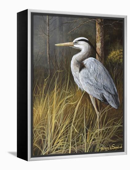 Guard at Water's Edge-Trevor V. Swanson-Framed Premier Image Canvas