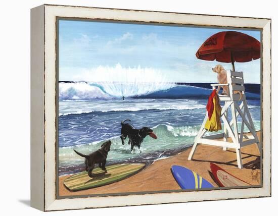 Guard Dogs-Scott Westmoreland-Framed Stretched Canvas