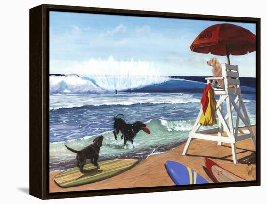 Guard Dogs-Scott Westmoreland-Framed Stretched Canvas