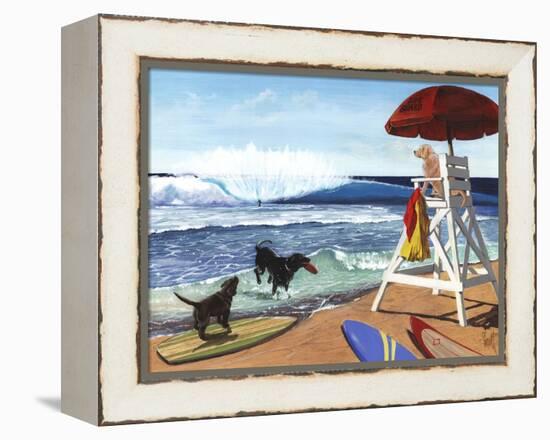 Guard Dogs-Scott Westmoreland-Framed Stretched Canvas