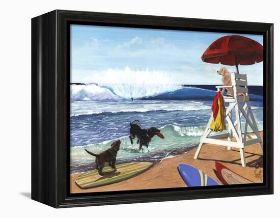 Guard Dogs-Scott Westmoreland-Framed Stretched Canvas