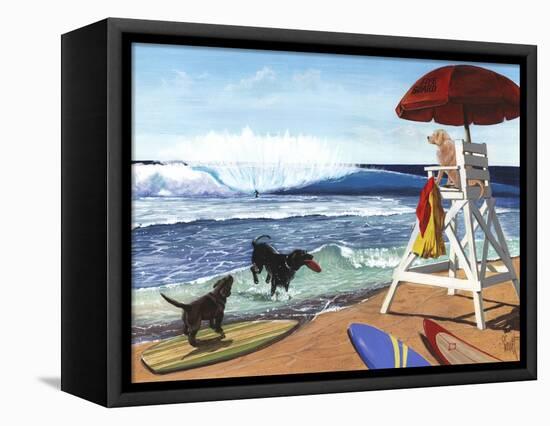 Guard Dogs-Scott Westmoreland-Framed Stretched Canvas