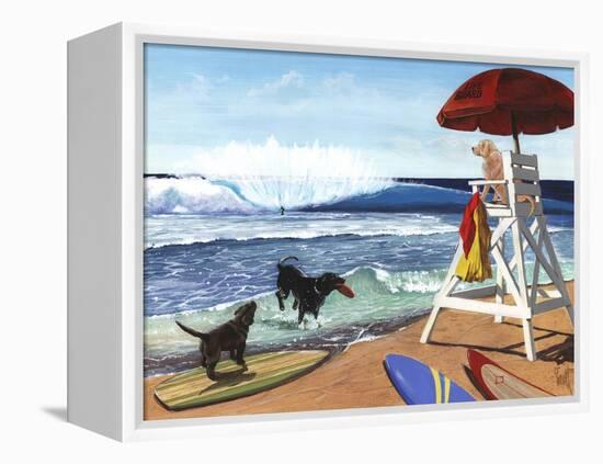 Guard Dogs-Scott Westmoreland-Framed Stretched Canvas