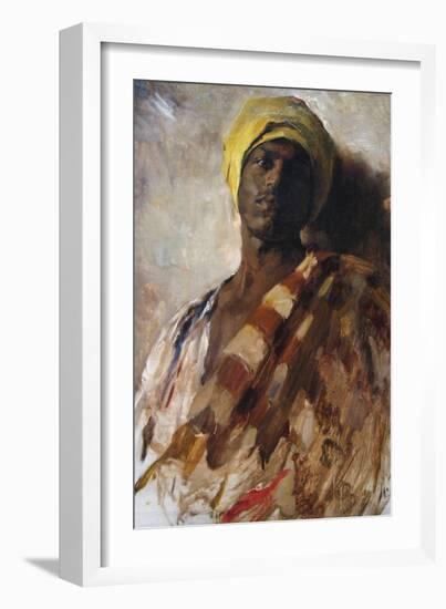 Guard of a Harem-Frank Duveneck-Framed Art Print