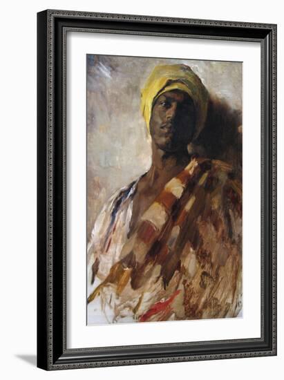 Guard of a Harem-Frank Duveneck-Framed Art Print