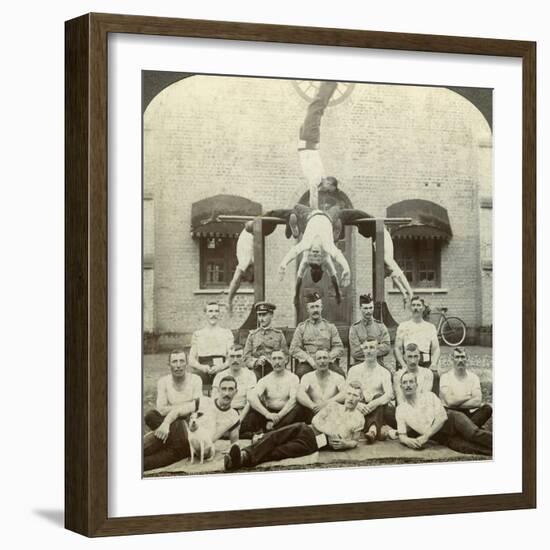 Guard of Honour for the Visit of the Prince of Wales-Underwood & Underwood-Framed Photographic Print