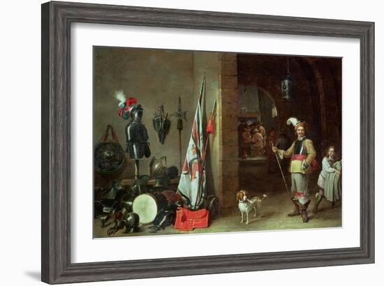 Guard Room-David Teniers the Younger-Framed Giclee Print