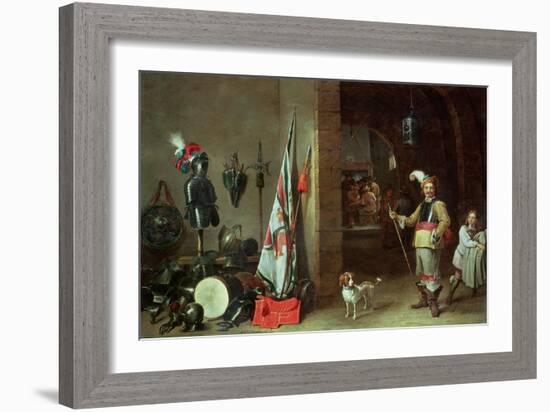 Guard Room-David Teniers the Younger-Framed Giclee Print