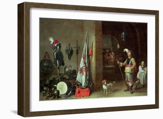 Guard Room-David Teniers the Younger-Framed Giclee Print