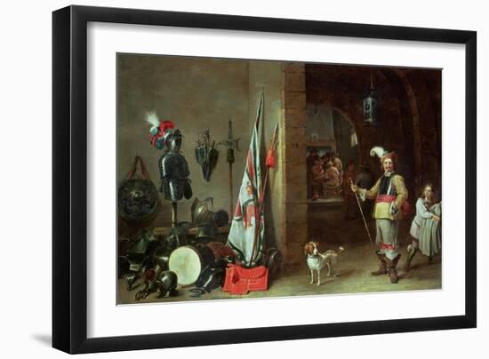 Guard Room-David Teniers the Younger-Framed Giclee Print