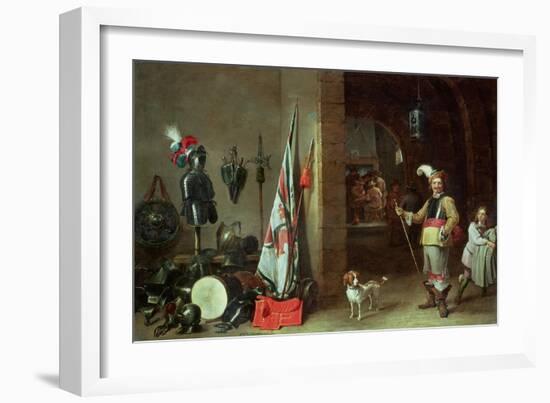 Guard Room-David Teniers the Younger-Framed Giclee Print