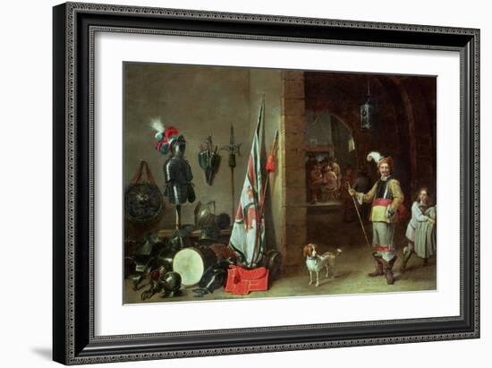 Guard Room-David Teniers the Younger-Framed Giclee Print