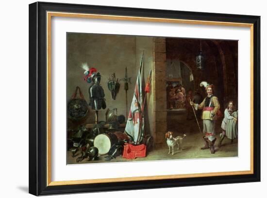 Guard Room-David Teniers the Younger-Framed Giclee Print