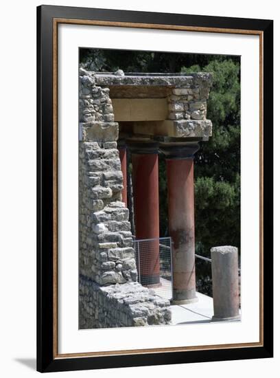 Guard Tower, Palace of Knossos, Crete, Greece, 16th Century BC-null-Framed Giclee Print
