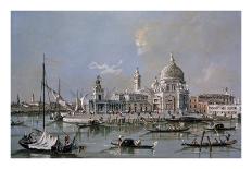 Dogana of Venice-Francesco Guardi-Framed Art Print