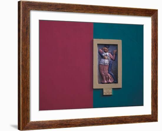 Guardia Vieja Tango, Wall Art, La Boca, The Caminito, Buenos Aires, Argentina-Walter Bibikow-Framed Photographic Print