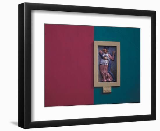 Guardia Vieja Tango, Wall Art, La Boca, The Caminito, Buenos Aires, Argentina-Walter Bibikow-Framed Photographic Print