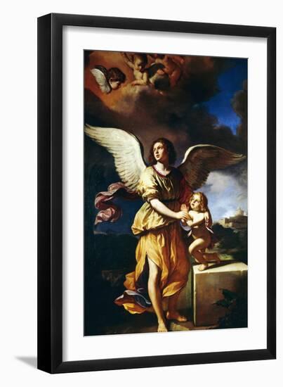 Guardian Angel, 1641-Guercino-Framed Giclee Print