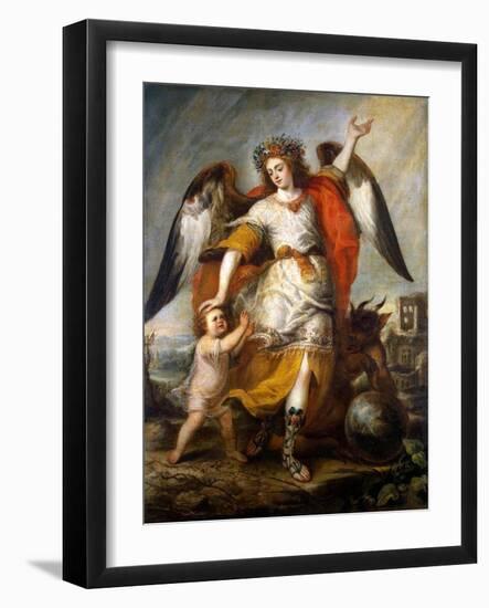 Guardian Angel, 1646-Antonio De Pereda Y Salgado-Framed Giclee Print