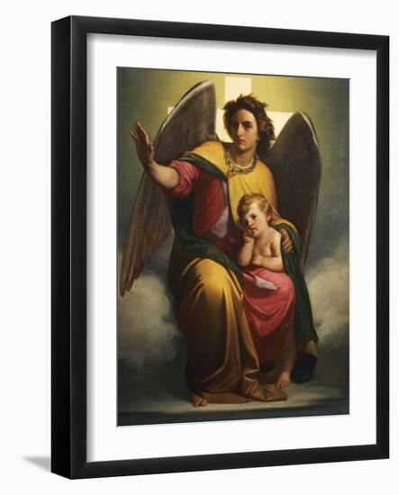 Guardian Angel, 1854-Antonio Zona-Framed Giclee Print