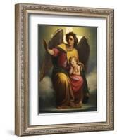 Guardian Angel, 1854-Antonio Zona-Framed Giclee Print