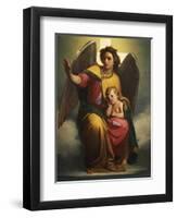 Guardian Angel, 1854-Antonio Zona-Framed Giclee Print