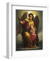Guardian Angel, 1854-Antonio Zona-Framed Giclee Print