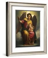 Guardian Angel, 1854-Antonio Zona-Framed Giclee Print