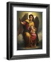 Guardian Angel, 1854-Antonio Zona-Framed Giclee Print