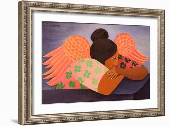 Guardian Angel, 1998-Laura James-Framed Giclee Print