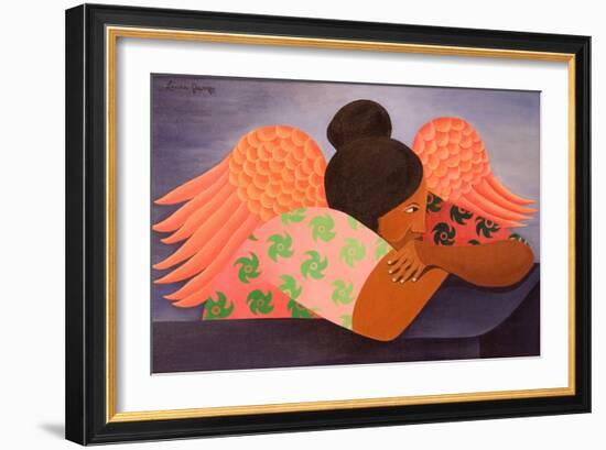 Guardian Angel, 1998-Laura James-Framed Giclee Print