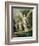 Guardian Angel Accompanying a Child over a Bridge, about 1900-null-Framed Giclee Print