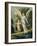 Guardian Angel Accompanying a Child over a Bridge, about 1900-null-Framed Giclee Print