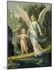 Guardian Angel Accompanying a Child over a Bridge, about 1900-null-Mounted Giclee Print