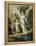 Guardian Angel Accompanying a Child over a Bridge, about 1900-null-Framed Premier Image Canvas