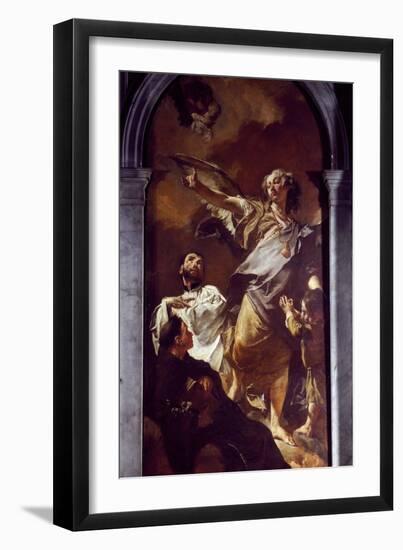 Guardian Angel Altarpiece-null-Framed Giclee Print