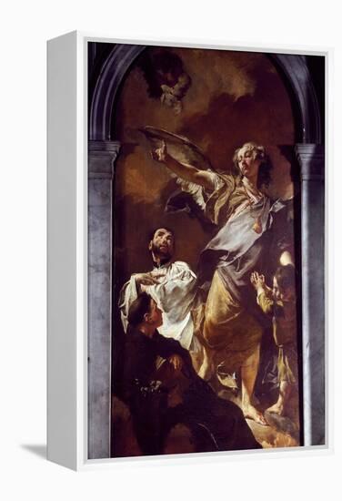 Guardian Angel Altarpiece-null-Framed Premier Image Canvas