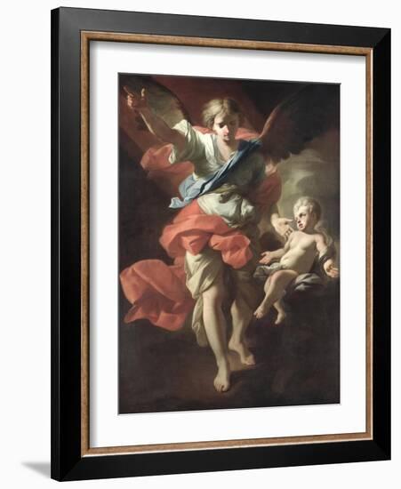 Guardian Angel, circa 1685-94-Andrea Pozzo-Framed Giclee Print