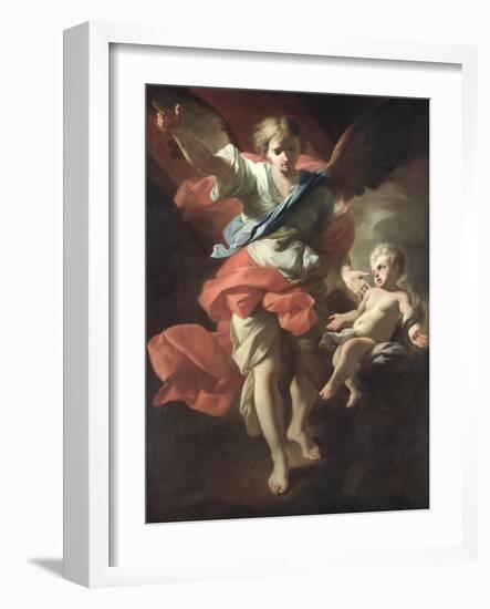 Guardian Angel, circa 1685-94-Andrea Pozzo-Framed Giclee Print